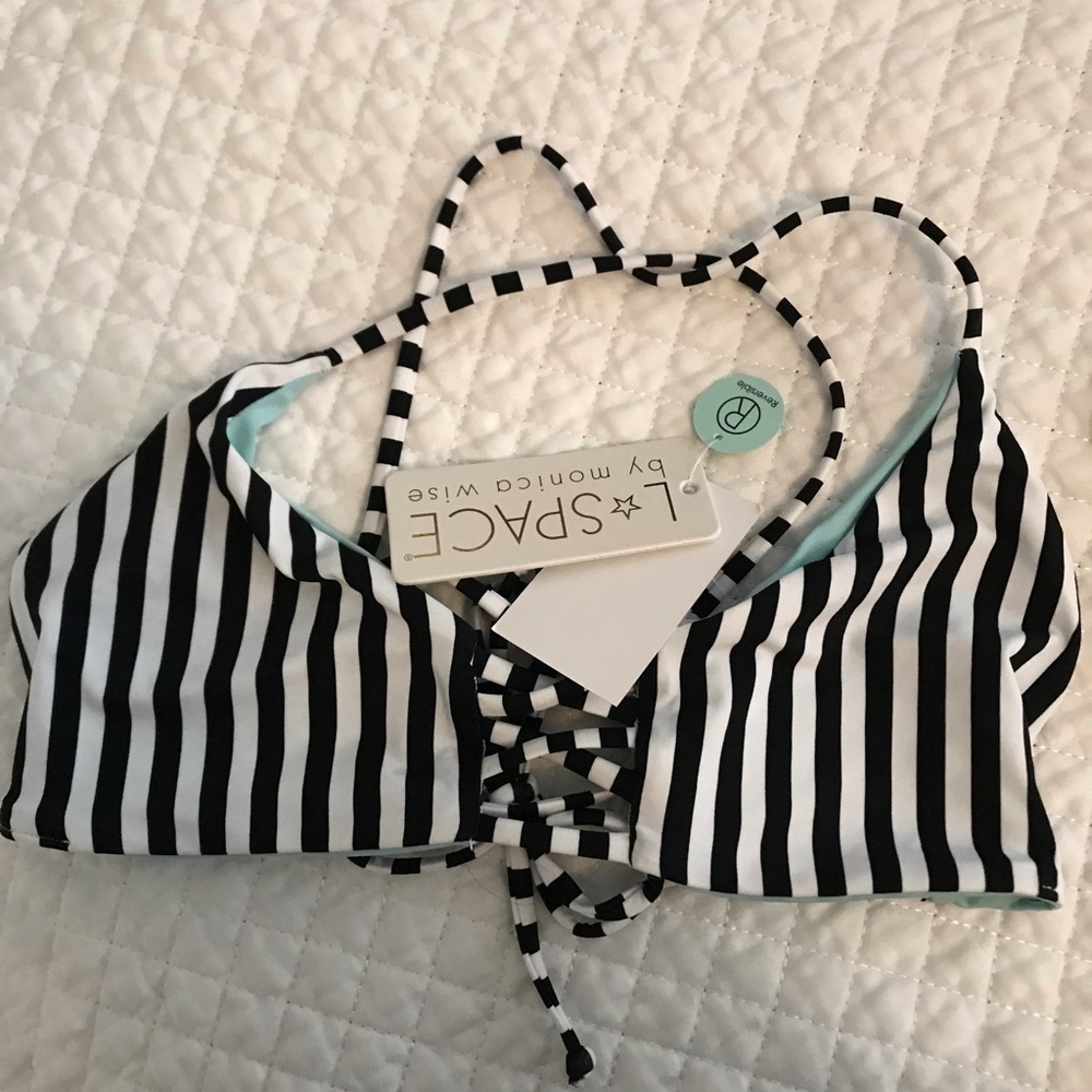 NWT l space bikini top